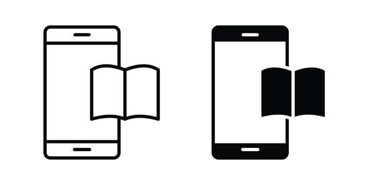 Ebook icon Illustration set Eps10
