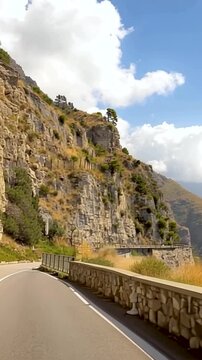 Amalfi Coast, Mediterranean Sea, Italy.