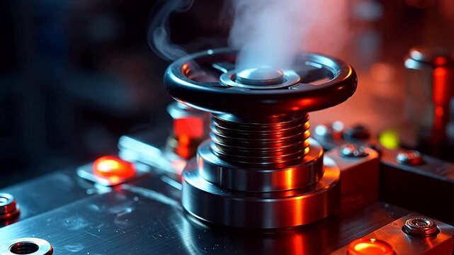 Battery Overcharge Test: Safety Valve Deploying