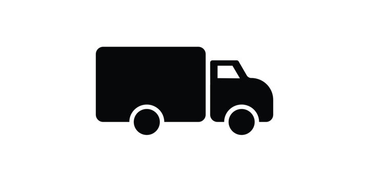 truck icon or logo isolated sign symbol vector illustration - high quality black style vector icons