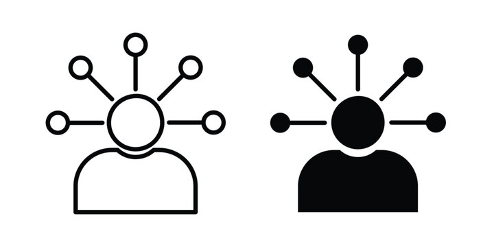 Multitask icon Illustration set Eps10