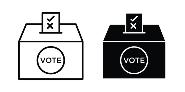 Referendum icon Illustration set Eps10