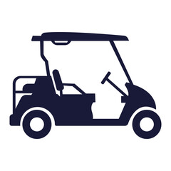 golf cart vector illustration, best used for template, UI, presentation, application, web and banner © SimpleDesign