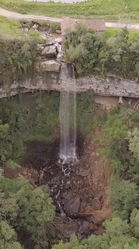 Alfredo Wagner, Santa Catarina, Brazil. Aerial view.