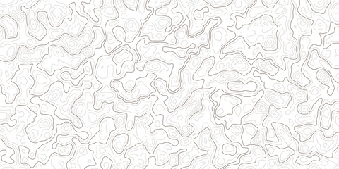 Topographic map contour lines pattern on white background for design  abstract geographic illustrati © MD.HUZZATULLAHISLAM