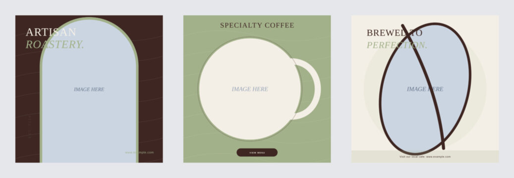Artisan Coffee Shop and Cafe Beverage Design Template