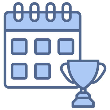 Competition Schedule blue icon