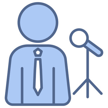 Comentary blue icon