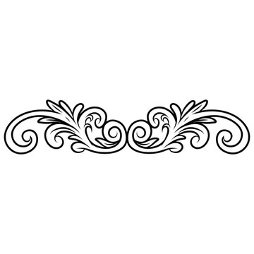 abstract floral background frame