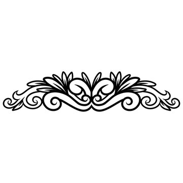 vintage floral border frame