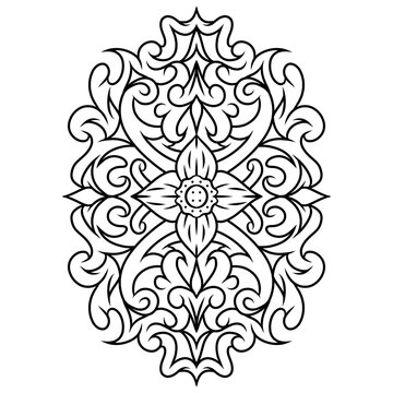 abstract floral ornament
