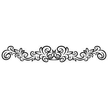 floral ornament for border