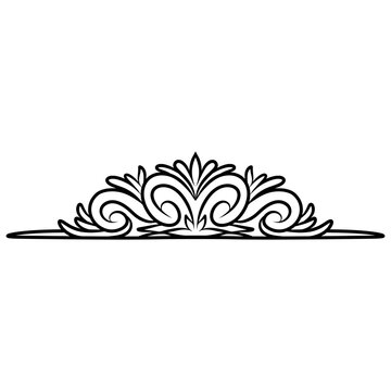 vintage floral frame