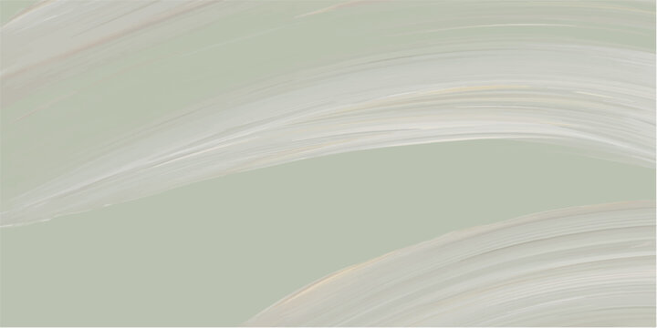 Subtle pale green and beige wavy lines abstract background with abstract minimalist delicate ethereal tranquil background wallpaper backdrop template illustration understated calmness