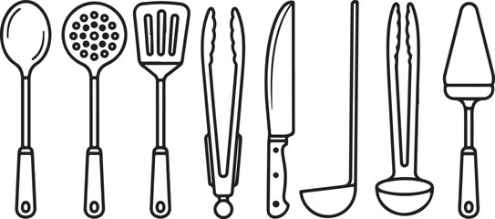 Vector set of hand tools and gardening shovels Vector © Nur