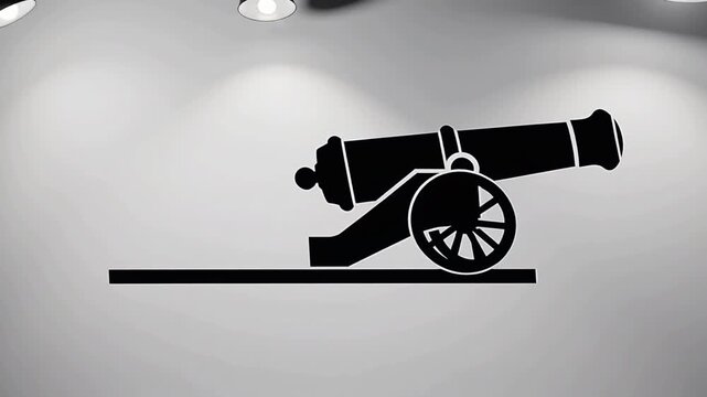 cannon video with cool silhouette style