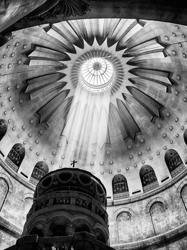 God Rays In Black And White