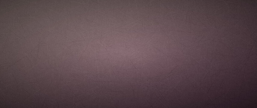 Grainy abstract texture background in purple and pink with glowing scratched center for panoramic web header and business web layout.