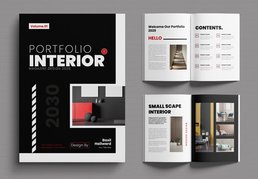 Interior Design Brochure Portfolio