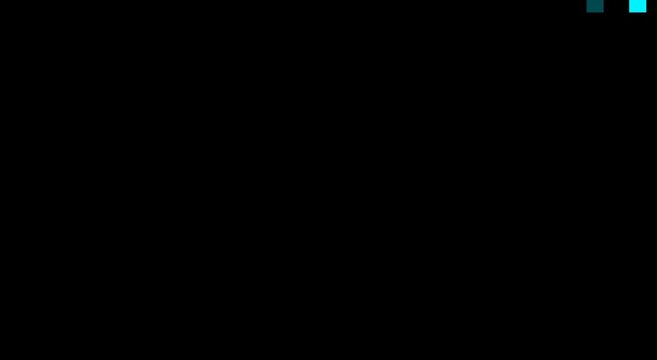 Abstract neon blue square loading animation loop on black animation
