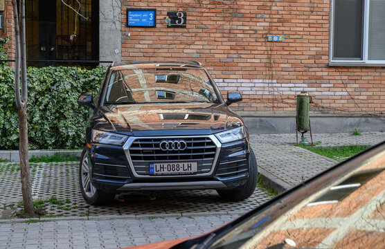  April 2, 2026, Tbilisi, Georgia Second Generation Audi Q5 Typ 80A Compact Luxury Crossover SUV