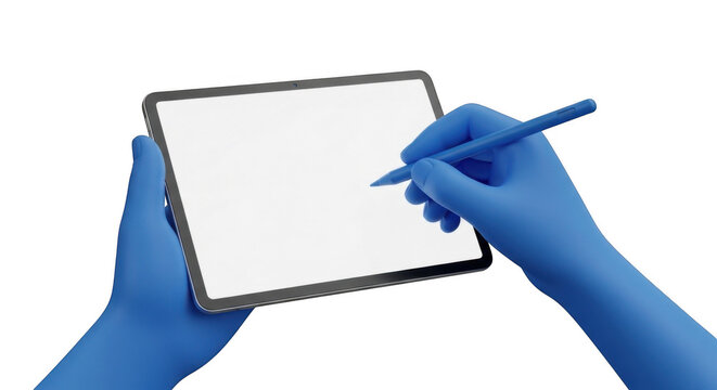 Sewing needle and thread on blue background isolated on transparent background