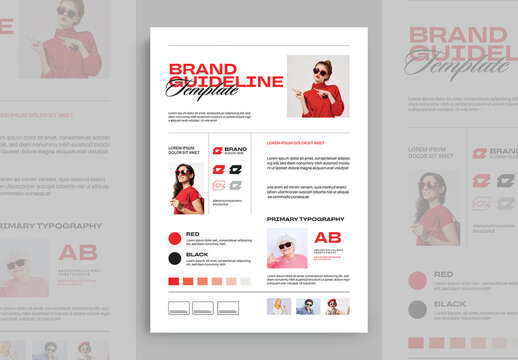Brand Guideline Template Design