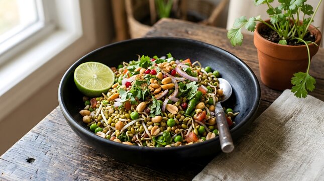 Delicious Bhel Puri - A Flavorful Indian Street Food Delight.