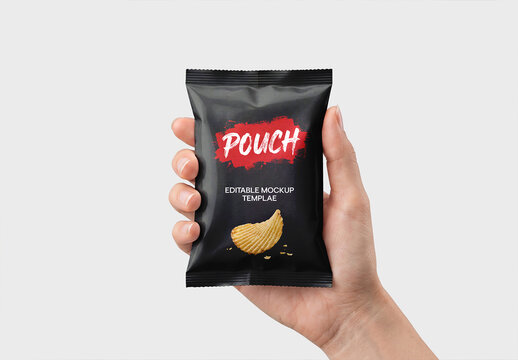 Pouch Mockup Template