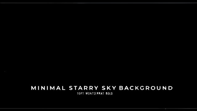 Minimal starry sky background with white stars dark black space and simple design high quality