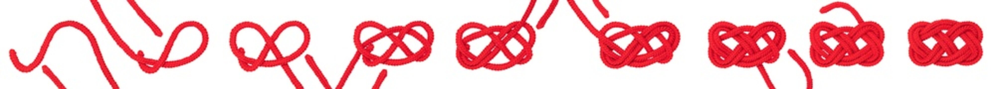 Celtic knot step by step.