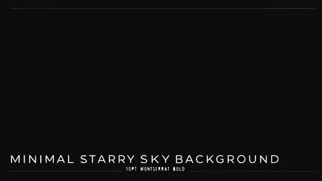 Minimal starry sky background with numerous small white stars on black high quality professional detailed