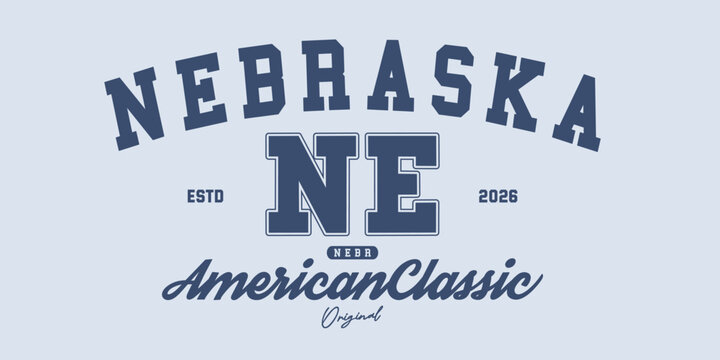 Retro typography college varsity motivational quote slogan print for graphic jersey, tee, hat, t-shirt, sweatshirt, or wall art design - Vector