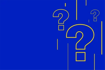 line style question mark sign background for problem solving tips © starlineart