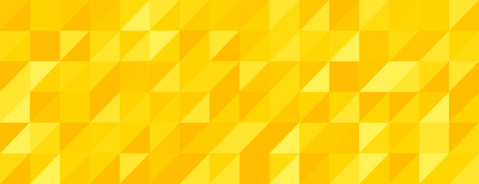 abstract glossy lowpoly triangle pattern yellow background