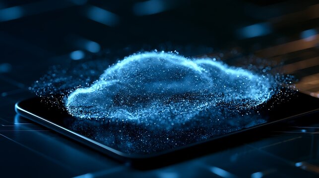 quantum zero trust cloud platform with encrypted biometric authentication, glowing particle encryption streams, secure enterprise access management system,