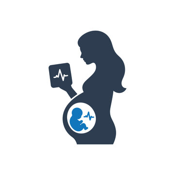 Monitoring Fetal Heart Rate Icon