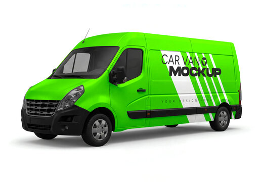 Cargo Van Branding Mockup