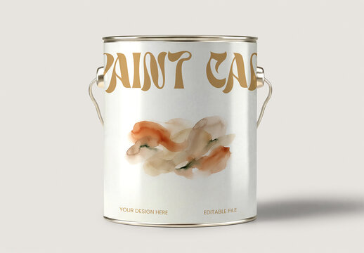 Paint Can Mockup