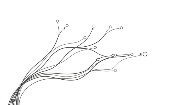 Wiring harness, electrical connections, circuit diagram, black lines on white background, technical illustration