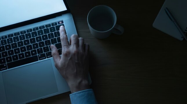 Modern corporate burnout concept illustrating inability to disconnect, work-life imbalance, and emotional fatigue in digital office culture