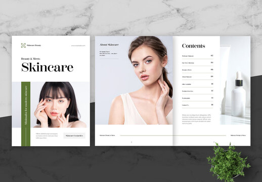 Green Grey Skincare Brochure