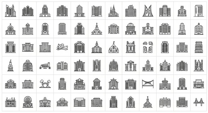 Collection of Ancient Chinese Calligraphy Symbols and Characters.