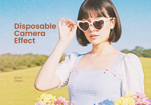 Retro Disposable Camera Photo Effect