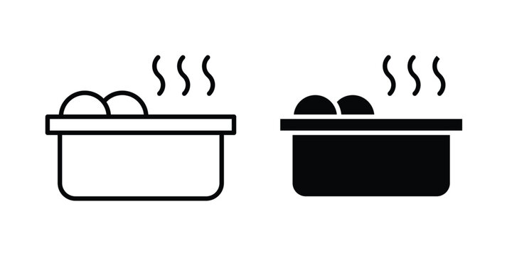 Jacuzzi icon on white background.