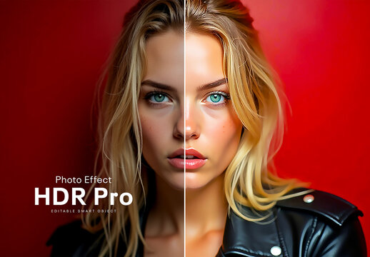 HDR Pro Photo Effect Template