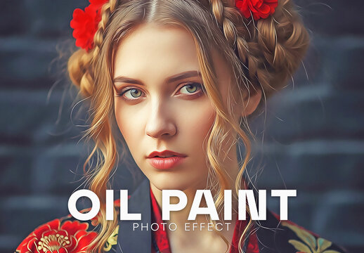 Oil Paint Photo Effect