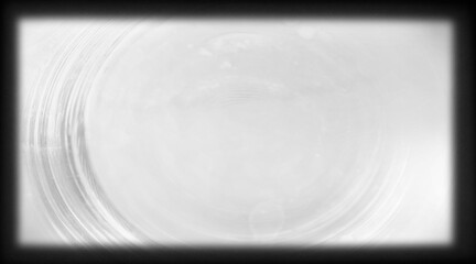 Naklejka premium Black grunge frame with transparent film texture overlay isolated on PNG background.