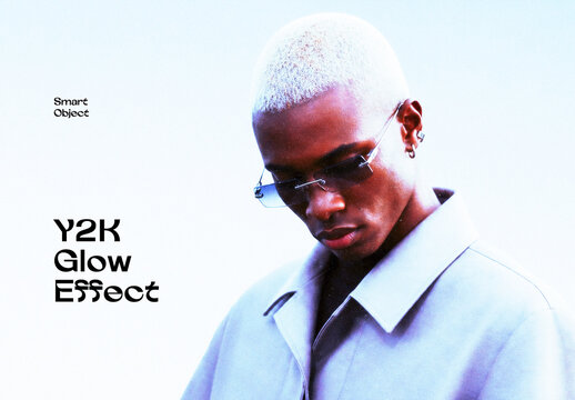 Y2K Aesthetic Photo Effect Template