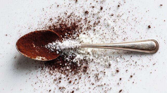 An old rusty metal key sits isolated on a white background like a steel kitchen tool or silver object